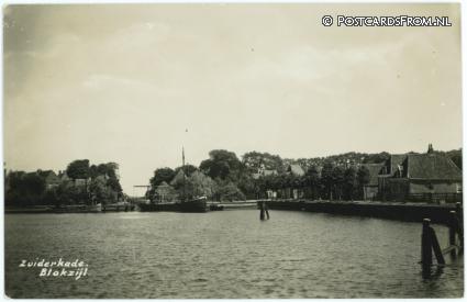 Blokzijl, Zuiderkade ansichtkaart: Blokzijl, Zuiderkade