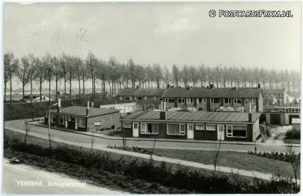 ansichtkaart: Yerseke, Schipperstraat