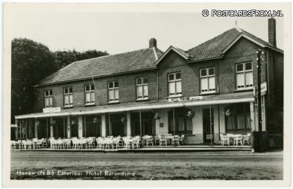 Heeze, Exterieur Hotel Barendsma ansichtkaart: Heeze, Exterieur Hotel Barendsma