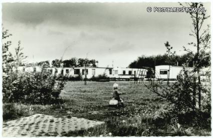 ansichtkaart: Hollandscheveld, Salonwagenpark
