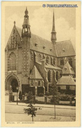 ansichtkaart: Breda, St. Annakerk