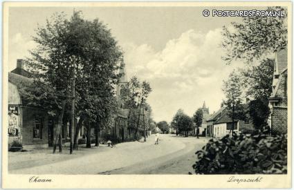 ansichtkaart: Chaam, Dorpszicht