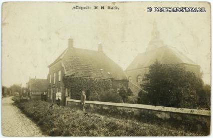 Sprang-Capelle, ? Capelle. N.H. Kerk ansichtkaart: Sprang-Capelle, ? Capelle. N.H. Kerk