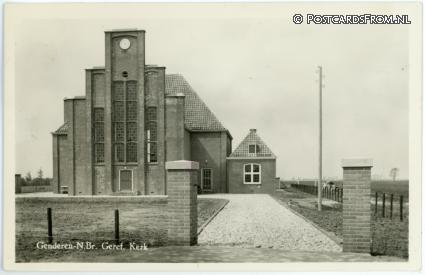 Genderen, Geref.Kerk ansichtkaart: Genderen, Geref.Kerk