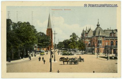 ansichtkaart: Arnhem, Velperplein