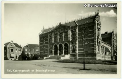 Tiel, Kantongerecht en Belastingkantoor ansichtkaart: Tiel, Kantongerecht en Belastingkantoor
