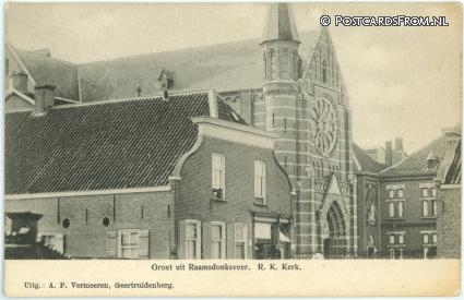 ansichtkaart: Raamsdonksveer, R.K. Kerk