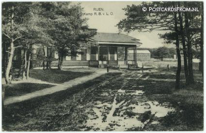 ansichtkaart: Rijen, Kamp R.B. v. L.O.