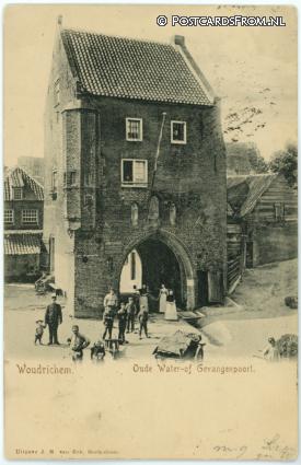 ansichtkaart: Woudrichem, Oude Water- of Gevangenpoort