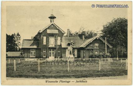 ansichtkaart: Wouwse Plantage, Jachthuis