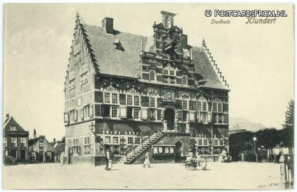 Klundert, Stadhuis ansichtkaart: Klundert, Stadhuis