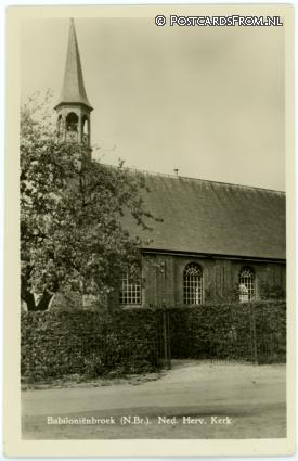 ansichtkaart: Babylonienbroek, Ned. Herv. Kerk