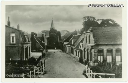 Ooltgensplaat, Nieuwstraat ansichtkaart: Ooltgensplaat, Nieuwstraat