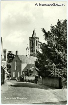 ansichtkaart: Amerongen, Overstraat