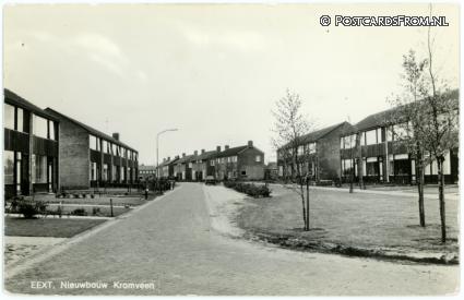 Eext, Nieuwbouw Kromveen ansichtkaart: Eext, Nieuwbouw Kromveen