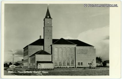 Rijssen, Noorderkerk. Geref. Gem ansichtkaart: Rijssen, Noorderkerk. Geref. Gem