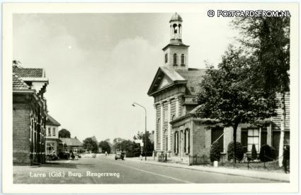 Laren GL, Burg. Rengersweg ansichtkaart: Laren GL, Burg. Rengersweg