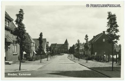 ansichtkaart: Rheden, Kerkstraat