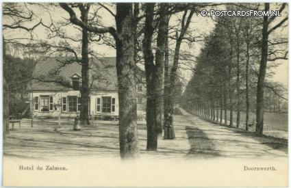 ansichtkaart: Doorwerth, Hotel de Zalmen