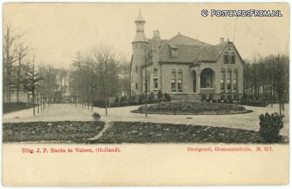 ansichtkaart: Oegstgeest, Gemeentehuis