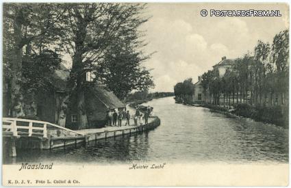 ansichtkaart: Maasland, Huister Lucht