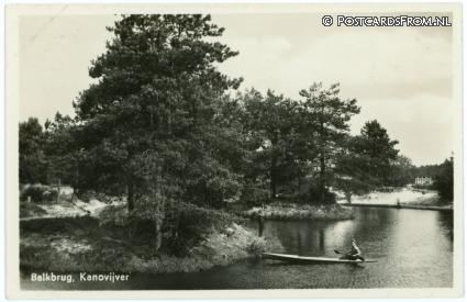 ansichtkaart: Balkbrug, Kanovijver