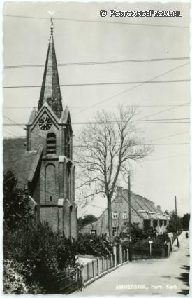 ansichtkaart: Ammerstol, Herv. Kerk