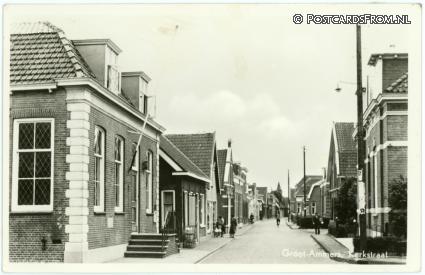 Groot-Ammers, Kerkstraat ansichtkaart: Groot-Ammers, Kerkstraat