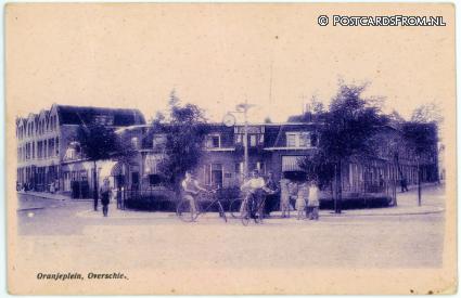 ansichtkaart: Overschie, Oranjeplein