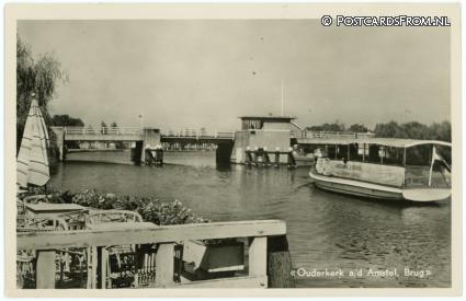 ansichtkaart: Ouderkerk ad Amstel, Brug