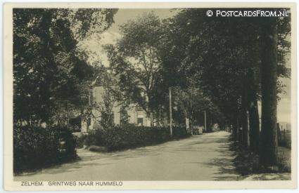 ansichtkaart: Zelhem, Grintweg naar Hummelo