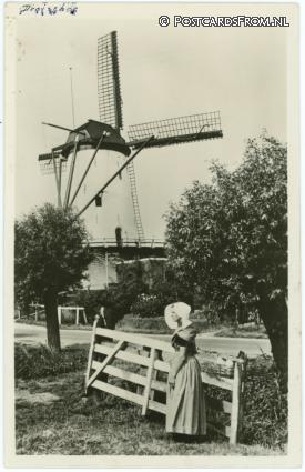 ansichtkaart: Kloetinge, Zeeuwsch Landschap. Oostmolen