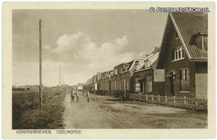 IJsselmonde, Koninginneweg ansichtkaart: IJsselmonde, Koninginneweg