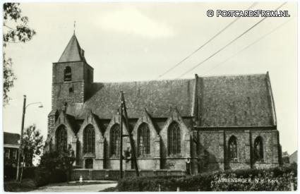 Abbenbroek, N.H. Kerk ansichtkaart: Abbenbroek, N.H. Kerk