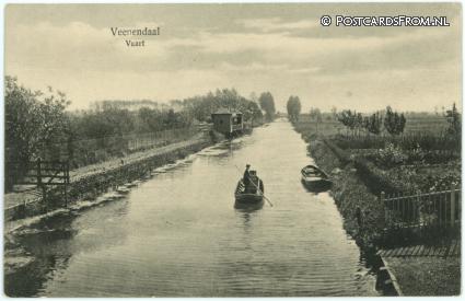 ansichtkaart: Veenendaal, Vaart