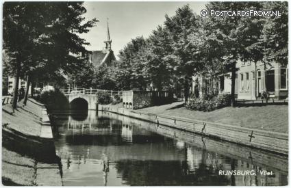 Rijnsburg, Vliet ansichtkaart: Rijnsburg, Vliet