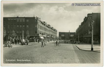 Schiedam, Boerhavelaan ansichtkaart: Schiedam, Boerhavelaan