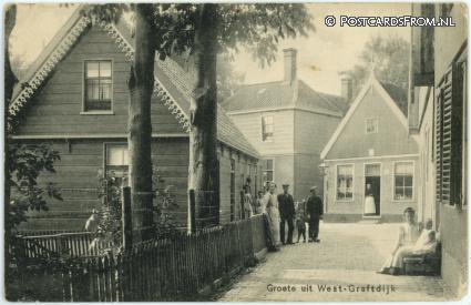 West-Graftdijk, Groete uit ansichtkaart: West-Graftdijk, Groete uit