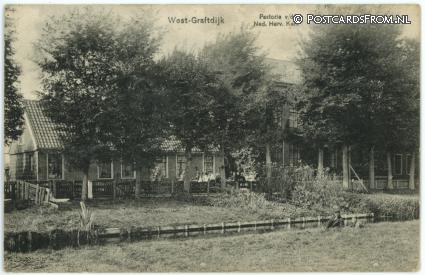 West-Graftdijk, Pastorie v.d. Ned. Herv.Kerk ansichtkaart: West-Graftdijk, Pastorie v.d. Ned. Herv.Kerk