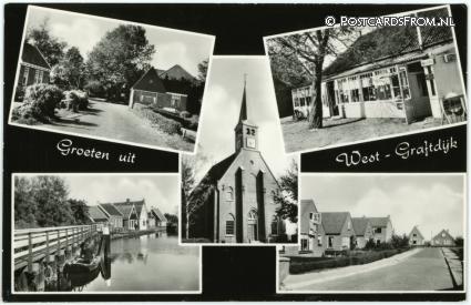 West-Graftdijk, Groeten uit ansichtkaart: West-Graftdijk, Groeten uit