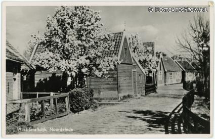 ansichtkaart: West-Graftdijk, Noordeinde