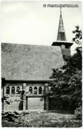 ansichtkaart: Mariahout, R.K. Kerk