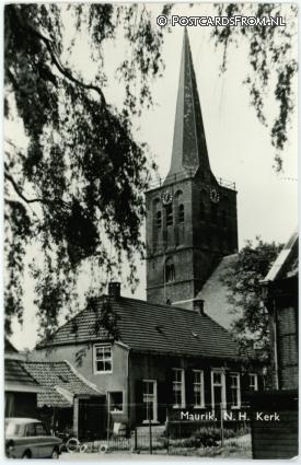 Maurik, N.H. Kerk ansichtkaart: Maurik, N.H. Kerk