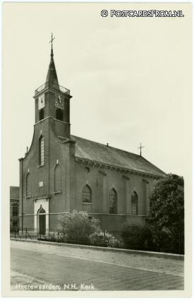 ansichtkaart: Heerewaarden, N.H. Kerk