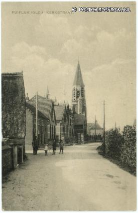 ansichtkaart: Puiflijk, Kerkstraat