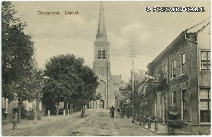 ansichtkaart: Wamel, Dorpstraat