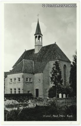 ansichtkaart: Wamel, Ned. Herv. Kerk
