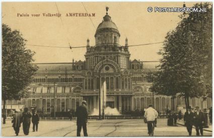 ansichtkaart: Amsterdam, Paleis voor Volksvlijt
