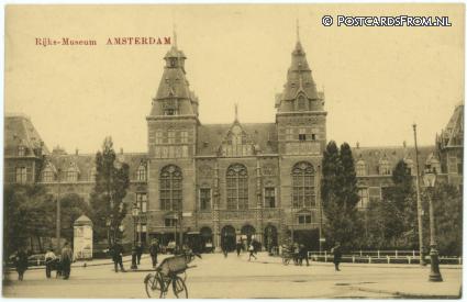 ansichtkaart: Amsterdam, Rijks-Museum