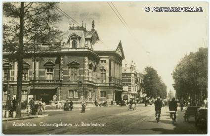 ansichtkaart: Amsterdam, Concertgebouw